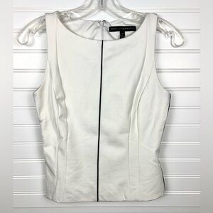 White House Black Market Structured White Top